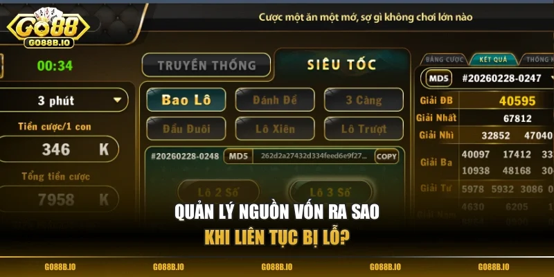 Quản lý nguồn vốn ra sao khi liên tục bị lỗ?