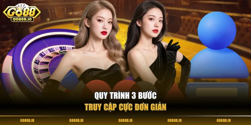 Quy trình 3 bước truy cập cực đơn giản
